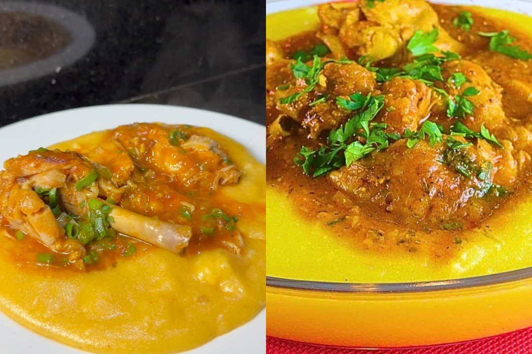 Frango com polenta cremosa que a família inteira pede bis