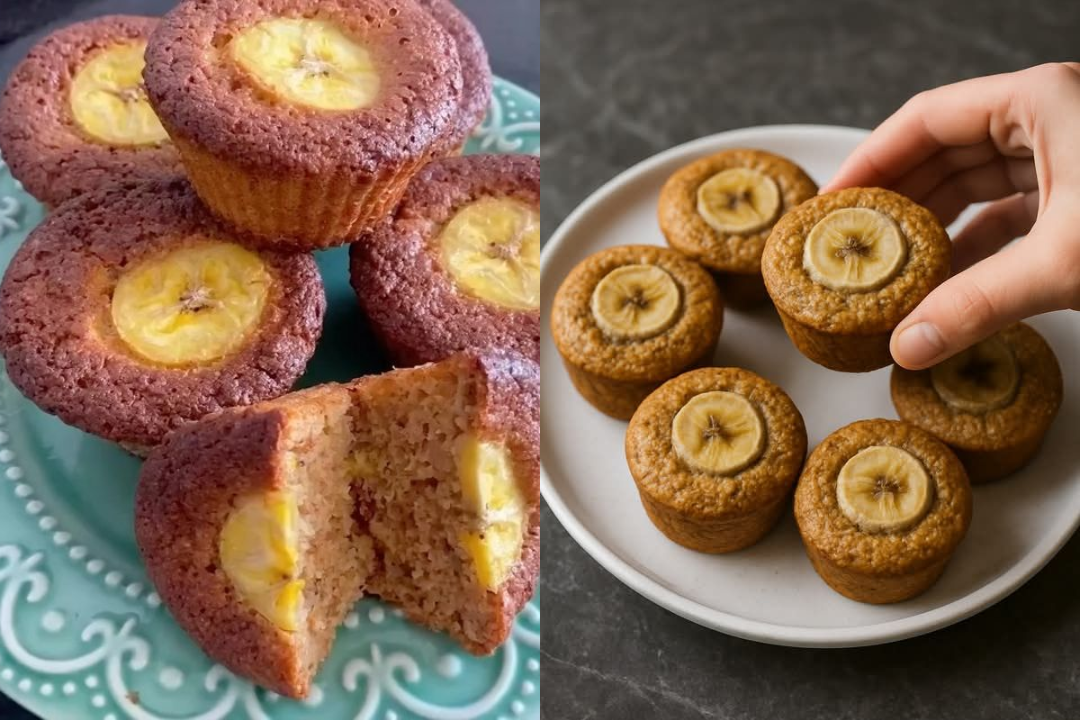 Amassei 3 bananas maduras e preparei esses bolinhos fofinhos que desapareceram em poucos minutos